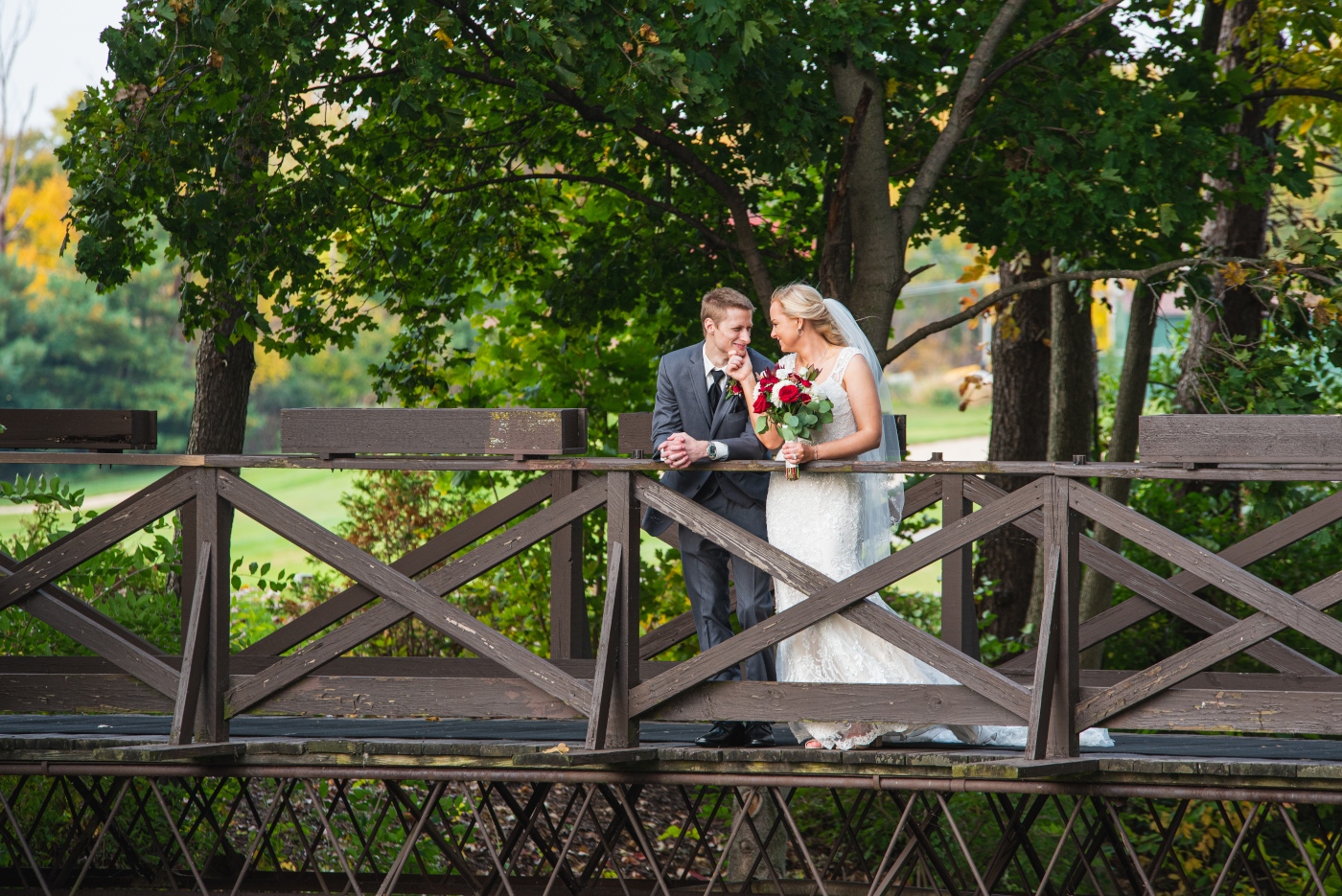 Matt + Jessica at Lake Forest Country Club in Hudson, Ohio