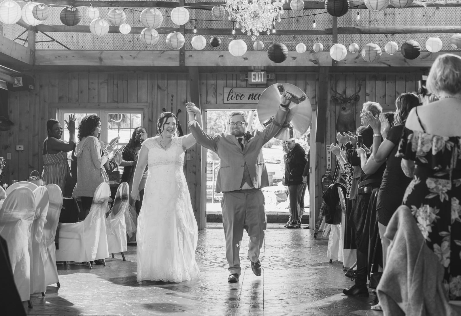 Jennifer + Matt  at Parker Barn in Akron, Ohio