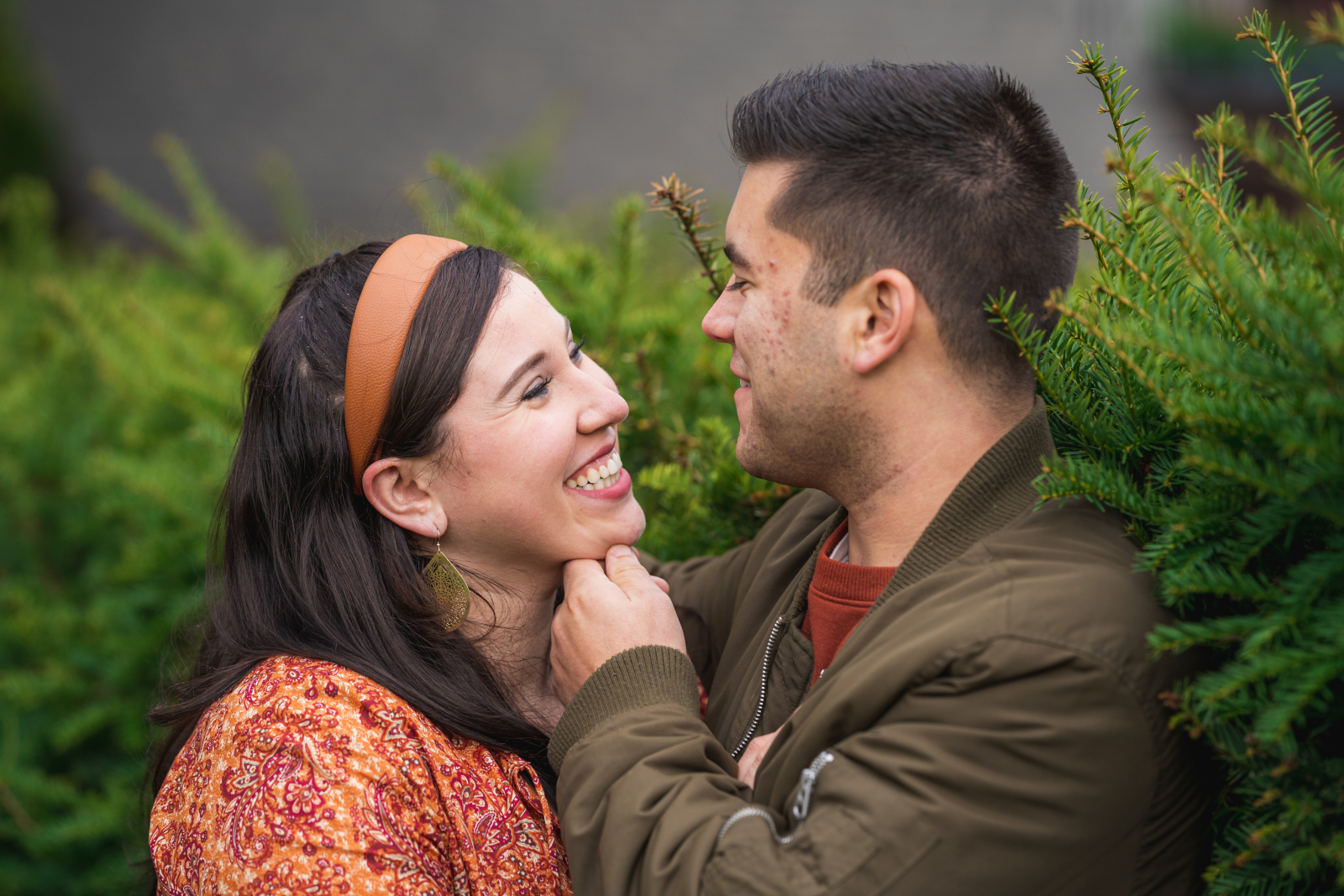 Chrissy + Mitch Engagement Photos at Lakewood Park