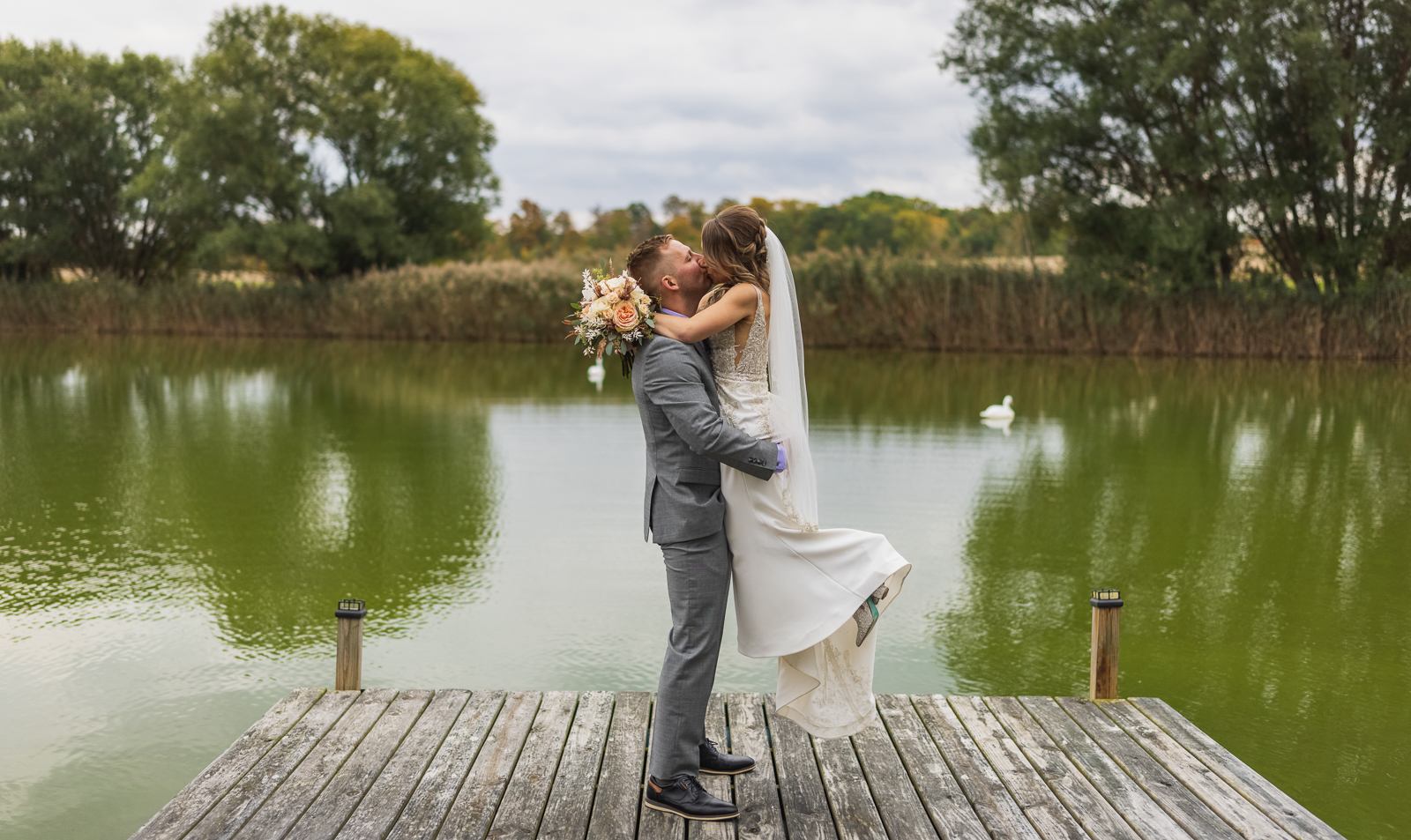 Stephanie + Paul at White Birch Barn