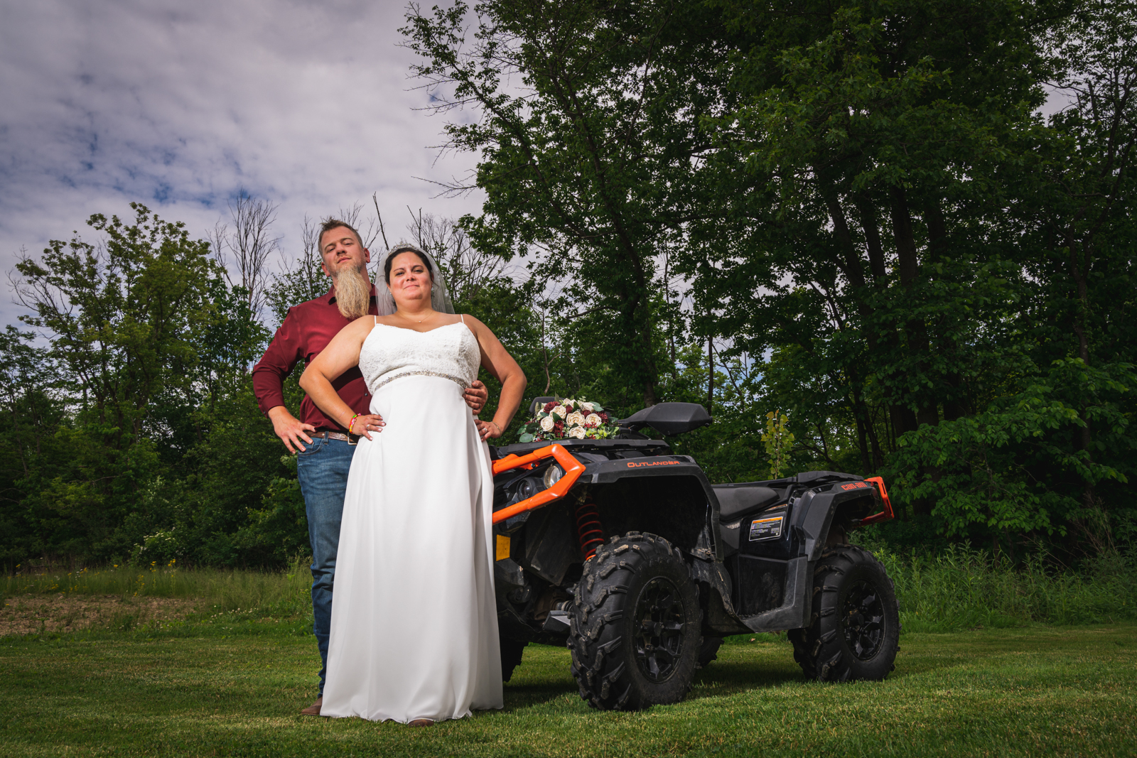 Jay + Abby’s Outdoor Wedding in Seville, Ohio