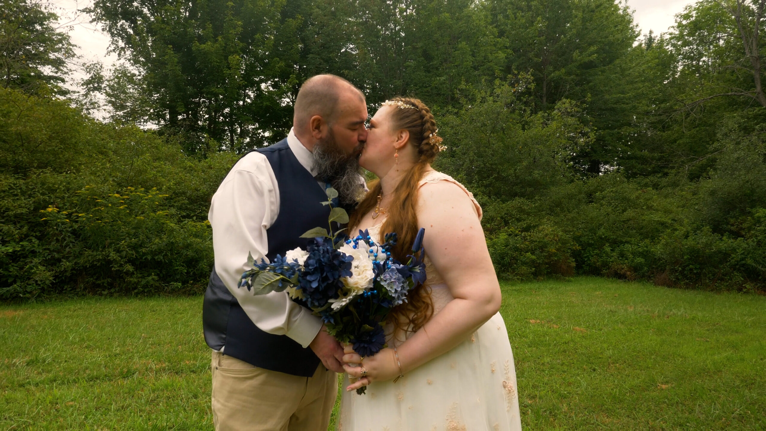 Gregory + Michelle Backyard Wedding in Jefferson, Ohio