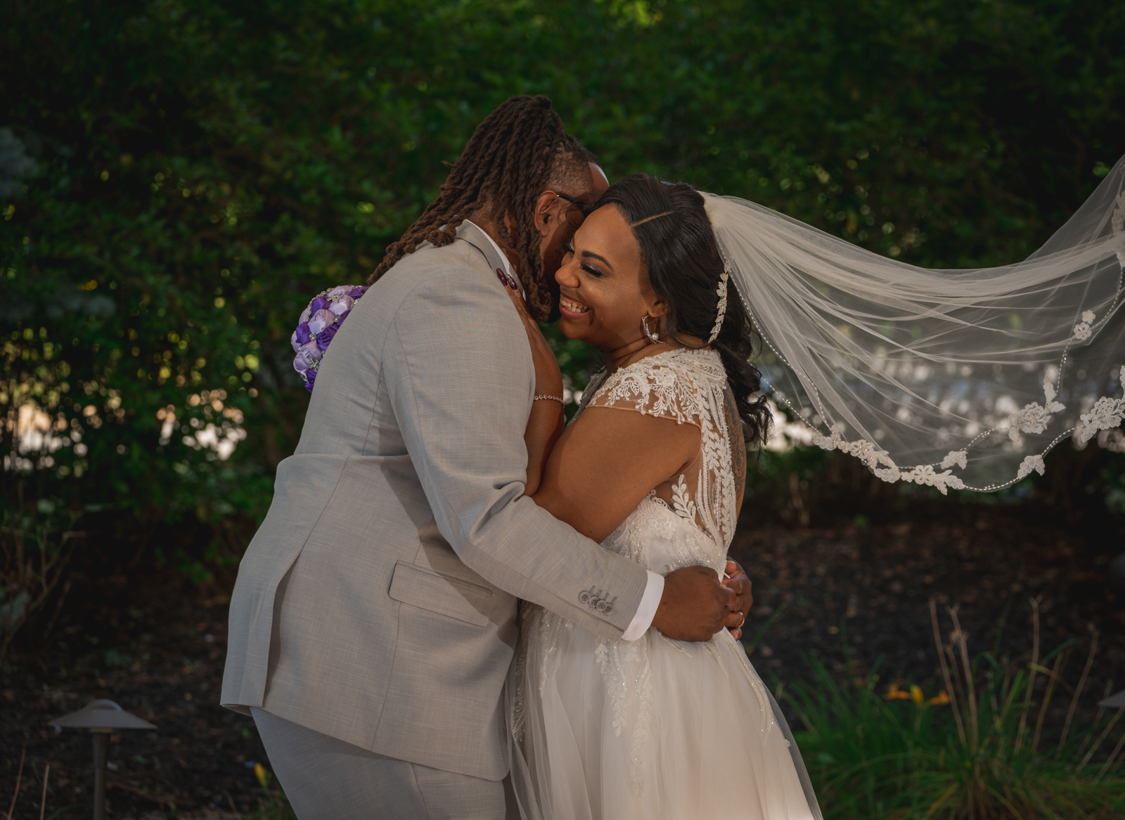 Michele + Niikwabla Wedding at the Ramada Inn in Independence