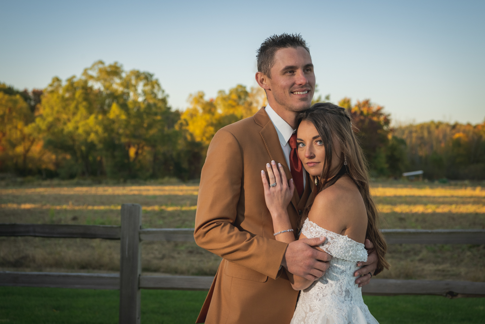 Holly + Travis at the Barn at Walnut Drive