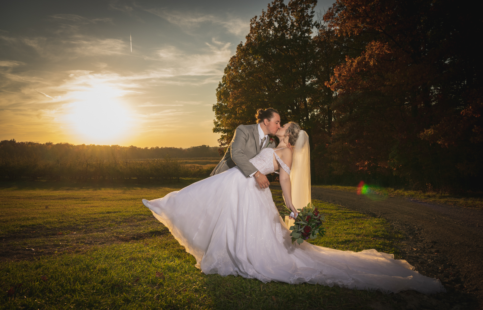 Jessica + Michael at Mapleside Farms in Brunswick, Ohio