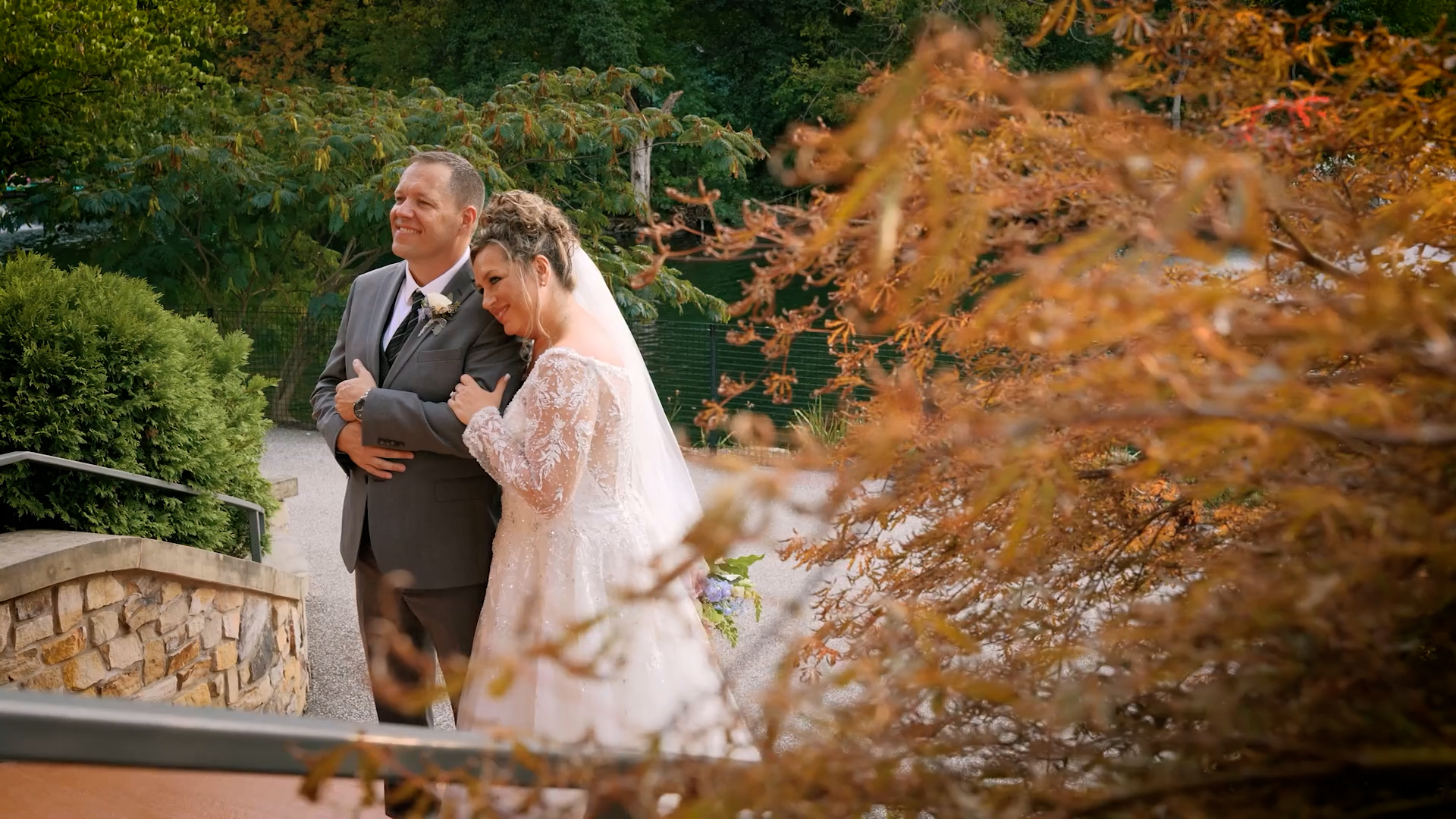 Christina + Keith at Stillwater Place in the Cleveland Metroparks Zoo