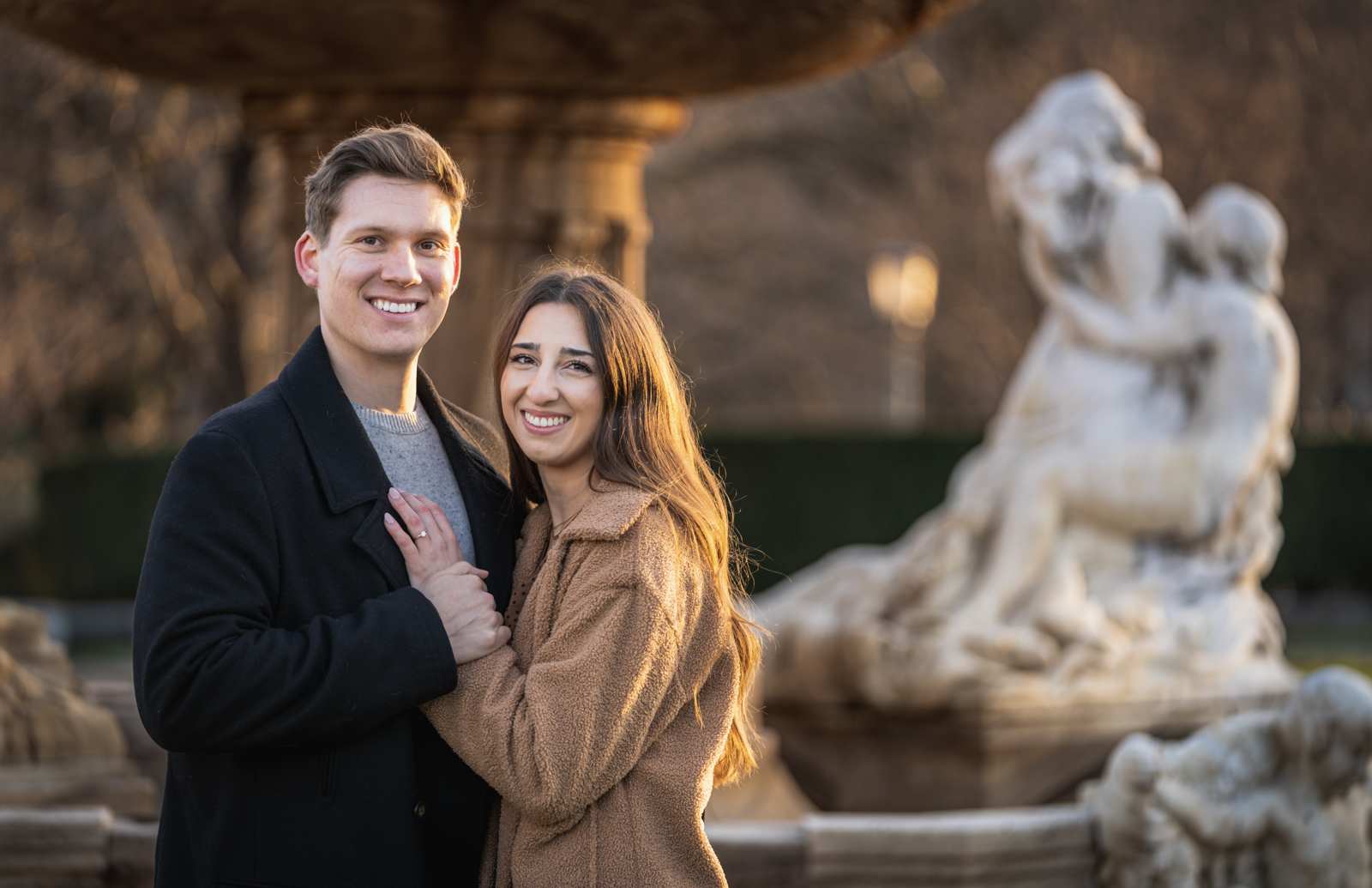 Olivia and Chris’ Engagement Session at the Cleveland Art Museum