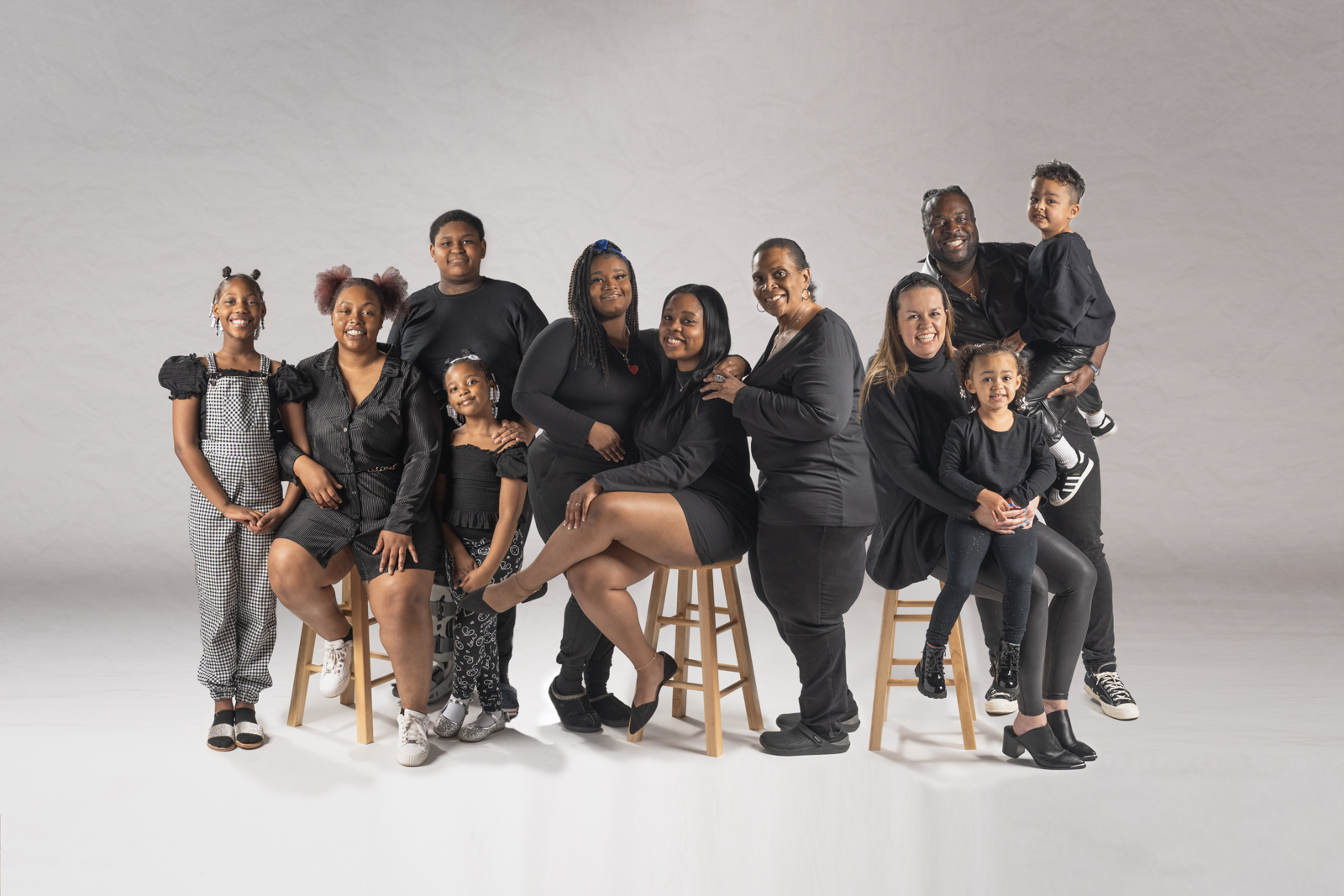 A Timeless Family Photo Shoot at CLE Photo Studio: Eric Hayes and Family