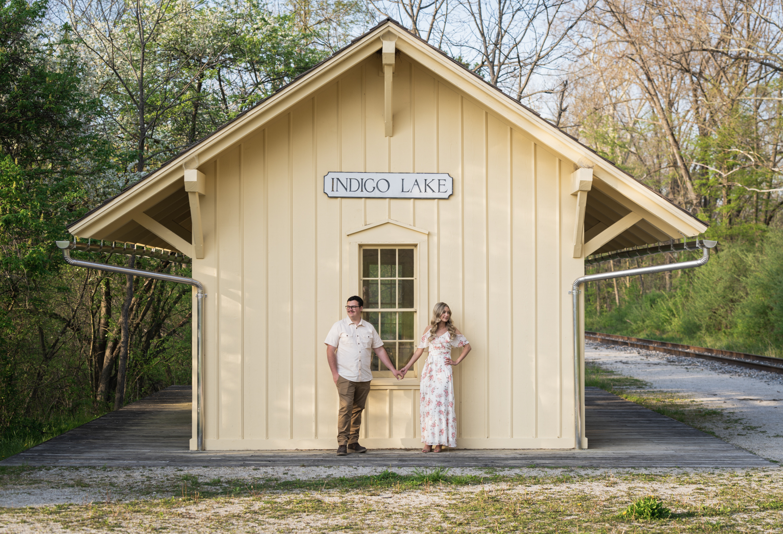 A Fairytale Engagement: Jack and Lilly’s Romantic Shoot at Everett Bridge and Indigo Lake