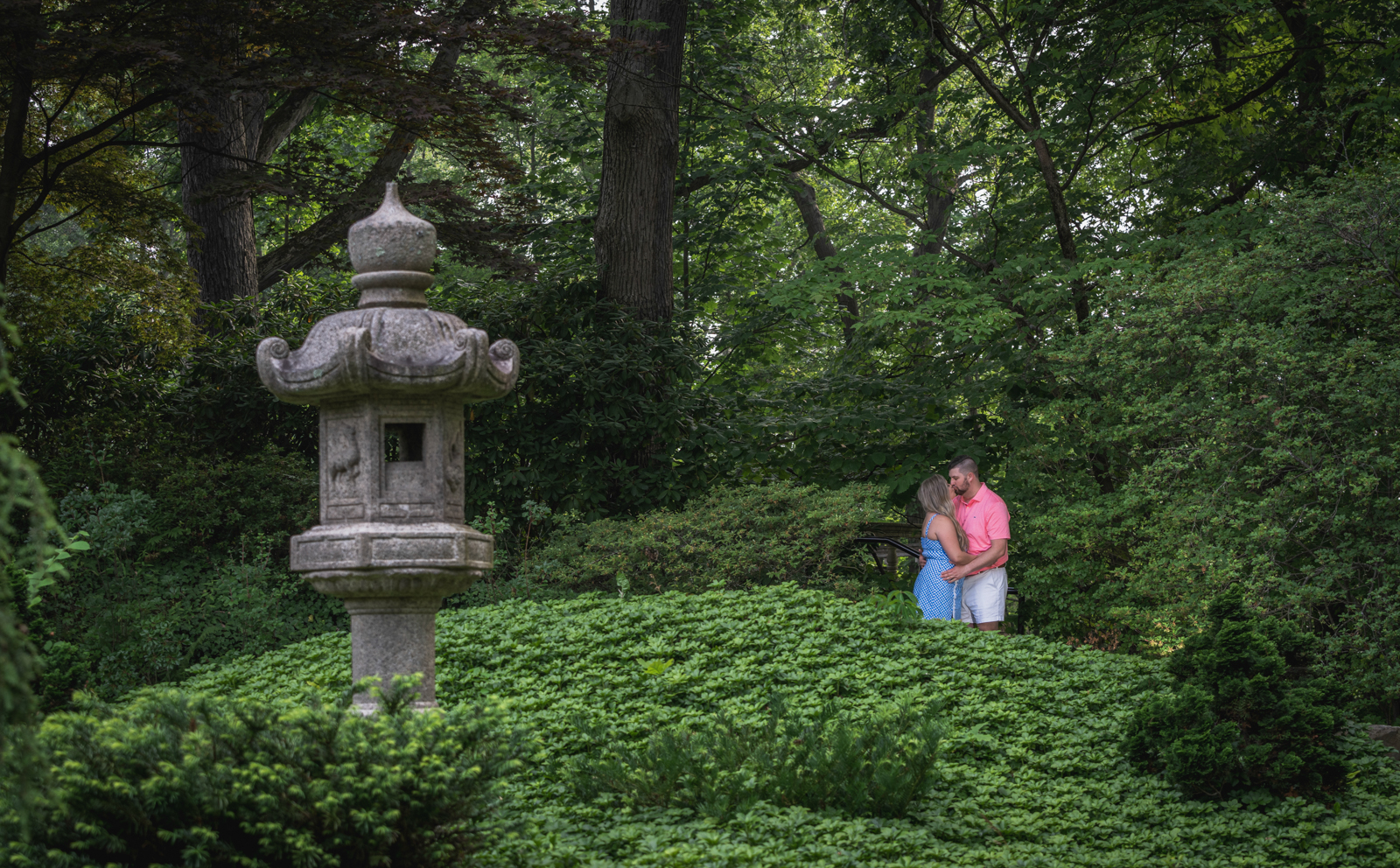 Capturing Love in Bloom: Ashley and Nick’s Engagement Session at Stan Hywet Gardens in Akron, Ohio