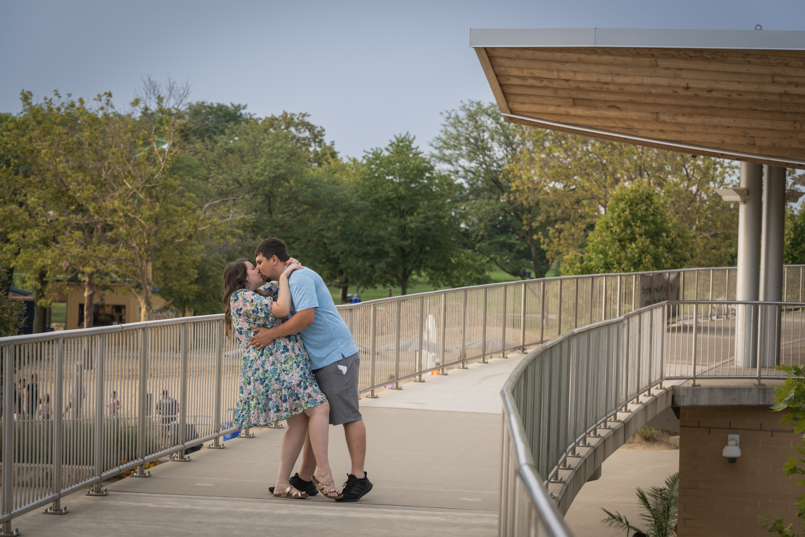 Capturing Love and Joy: Bridget and Mike’s Enchanting Engagement Session at Edgewater Beach and Whiskey Island, Cleveland